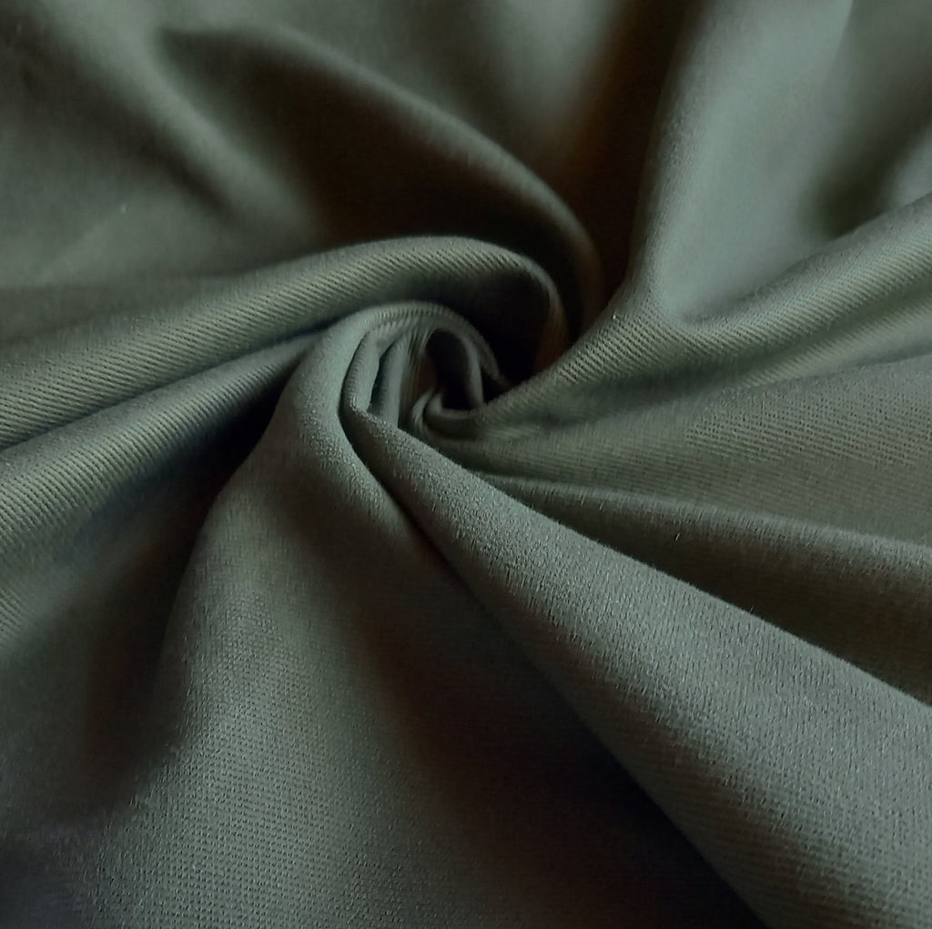 Khaki 100% Cotton Twill Fabric