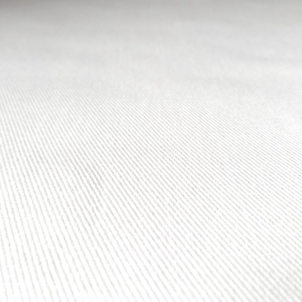 Ivory Off White 100% Cotton Twill Fabric