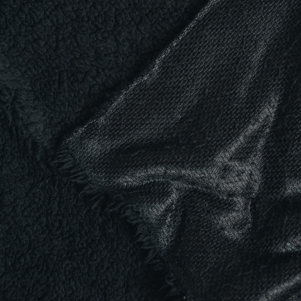 Sherpa Fleece Fabric - Black