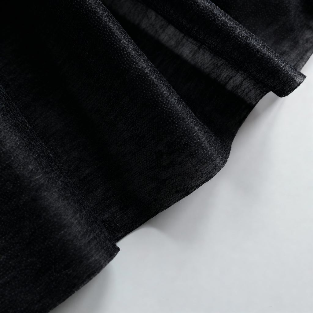 Medium weight Soft Handle fusible iron on interfacing - Black
