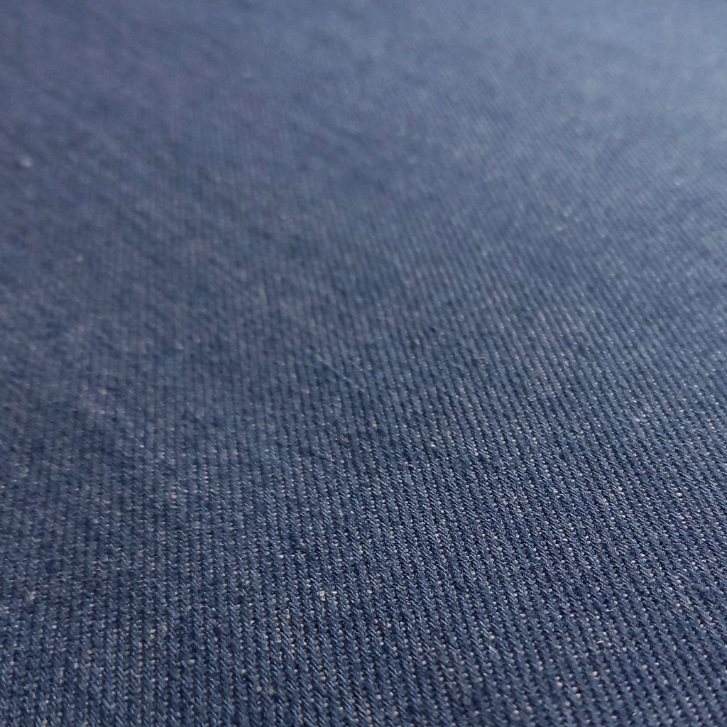 Mid Blue Washed  Denim Fabric – 12oz