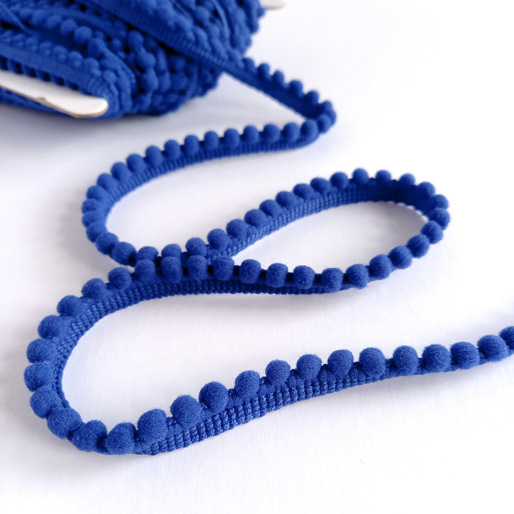 Mini Pom Pom Bobble Plain Trim - 22 colours