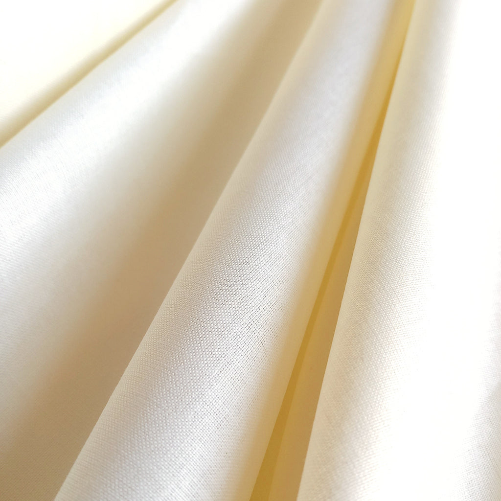 Polycotton Curtain Lining - Cream