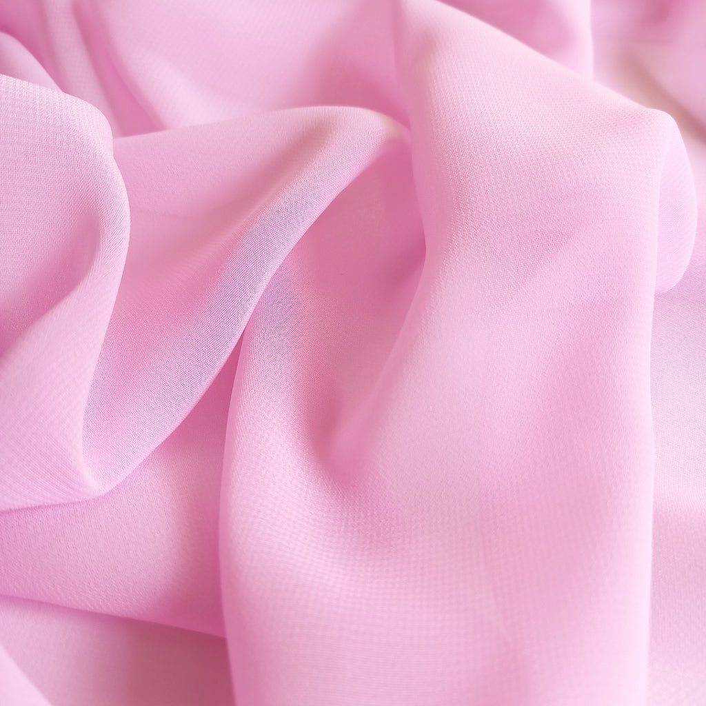 Pink Chiffon Fabric