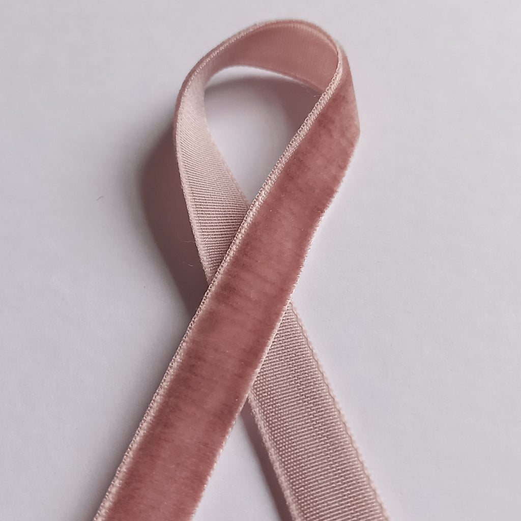 Velvet Ribbon 10mm Wide - 20 Colours