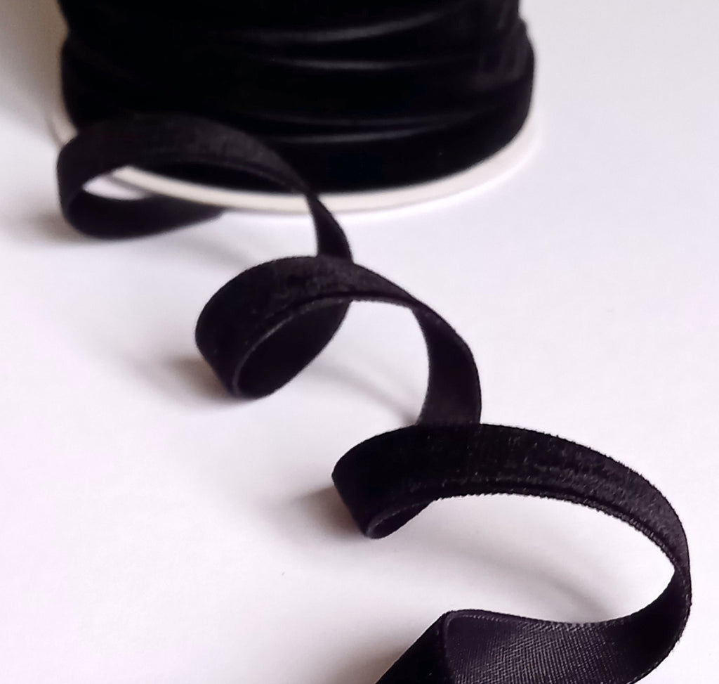 Velvet Ribbon 10mm Wide - 20 Colours