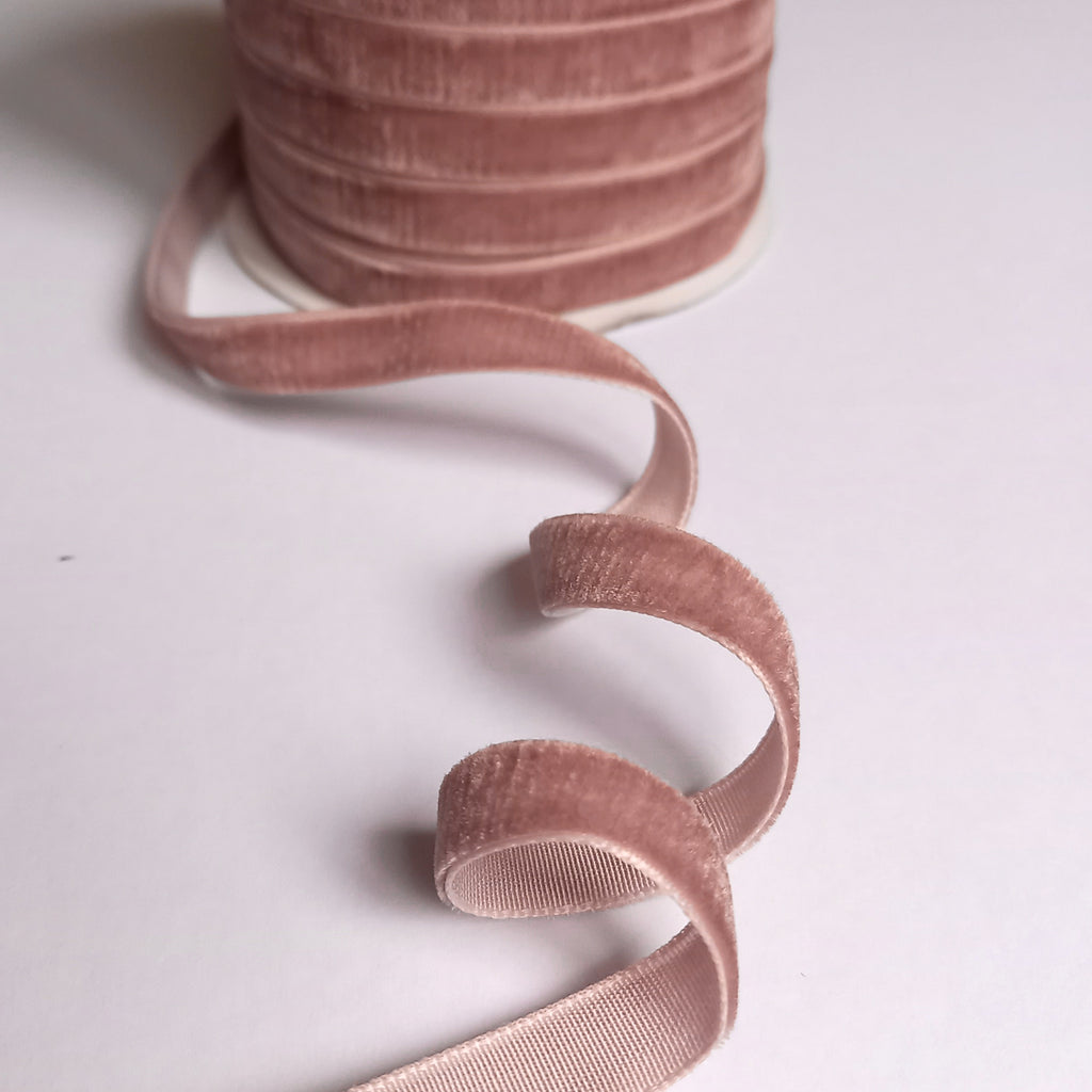 Velvet Ribbon 10mm Wide - 20 Colours