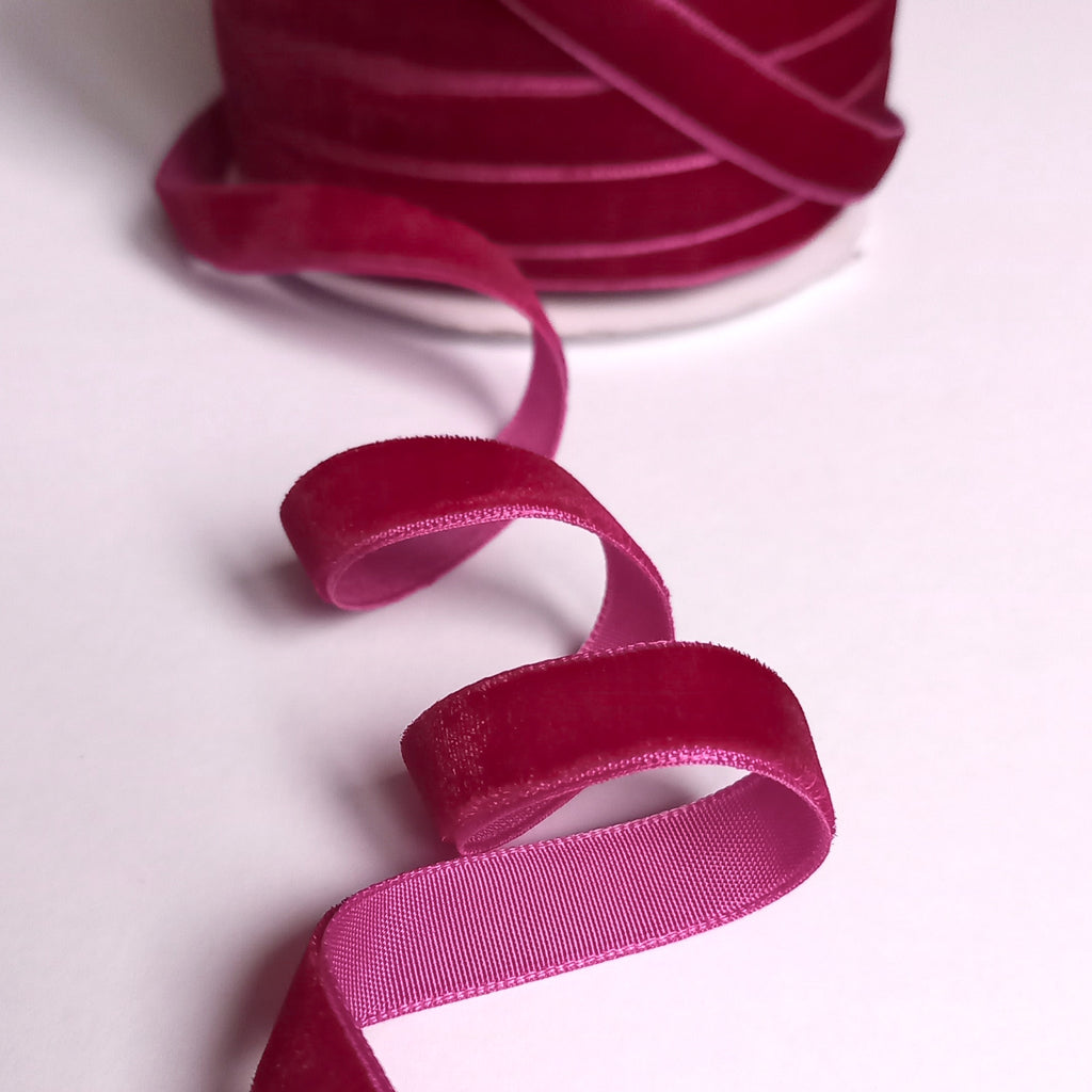 Velvet Ribbon 10mm Wide - 20 Colours
