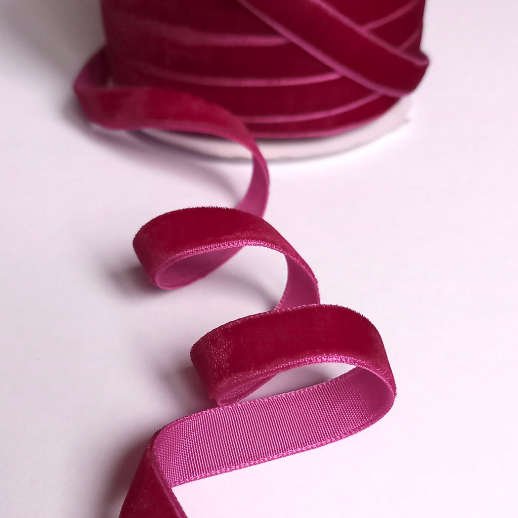 Velvet Ribbon 10mm Wide - 6 Colours