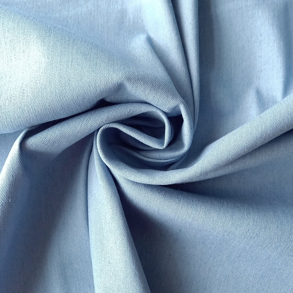 Light Blue Stretch Denim Fabric – 7oz