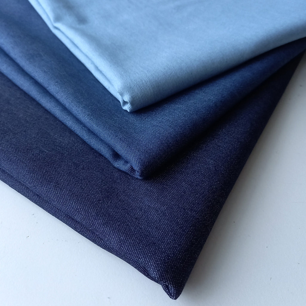 Light Blue Stretch Denim Fabric – 7oz