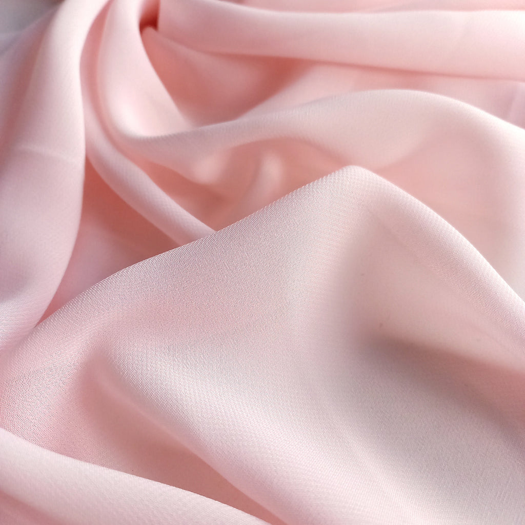 Light Peach Chiffon Fabric