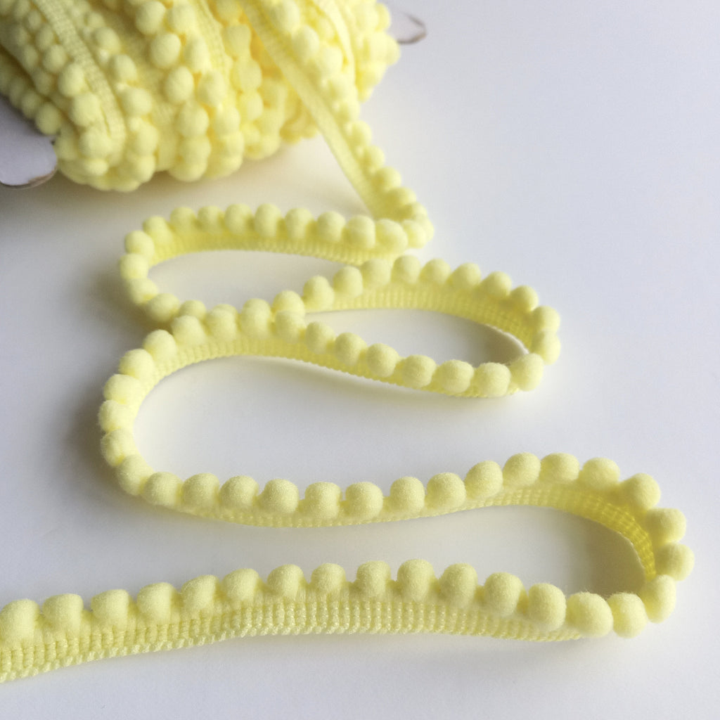Mini Pom Pom Bobble Plain Trim - 22 colours