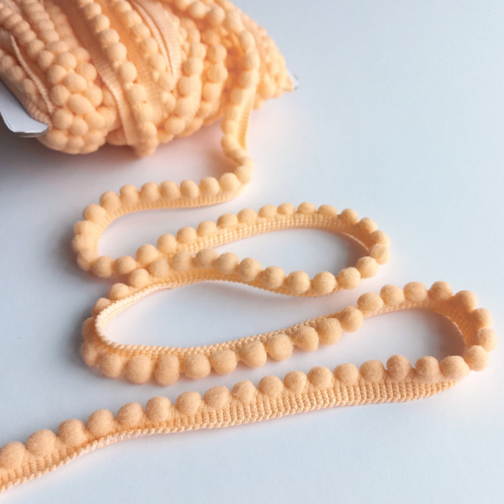 Mini Pom Pom Bobble Plain Trim - 22 colours