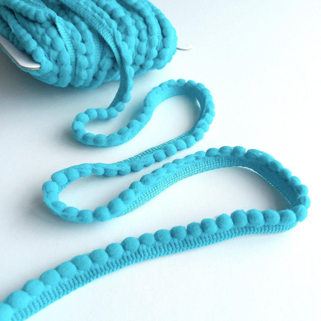 Mini Pom Pom Bobble Plain Trim - 22 colours