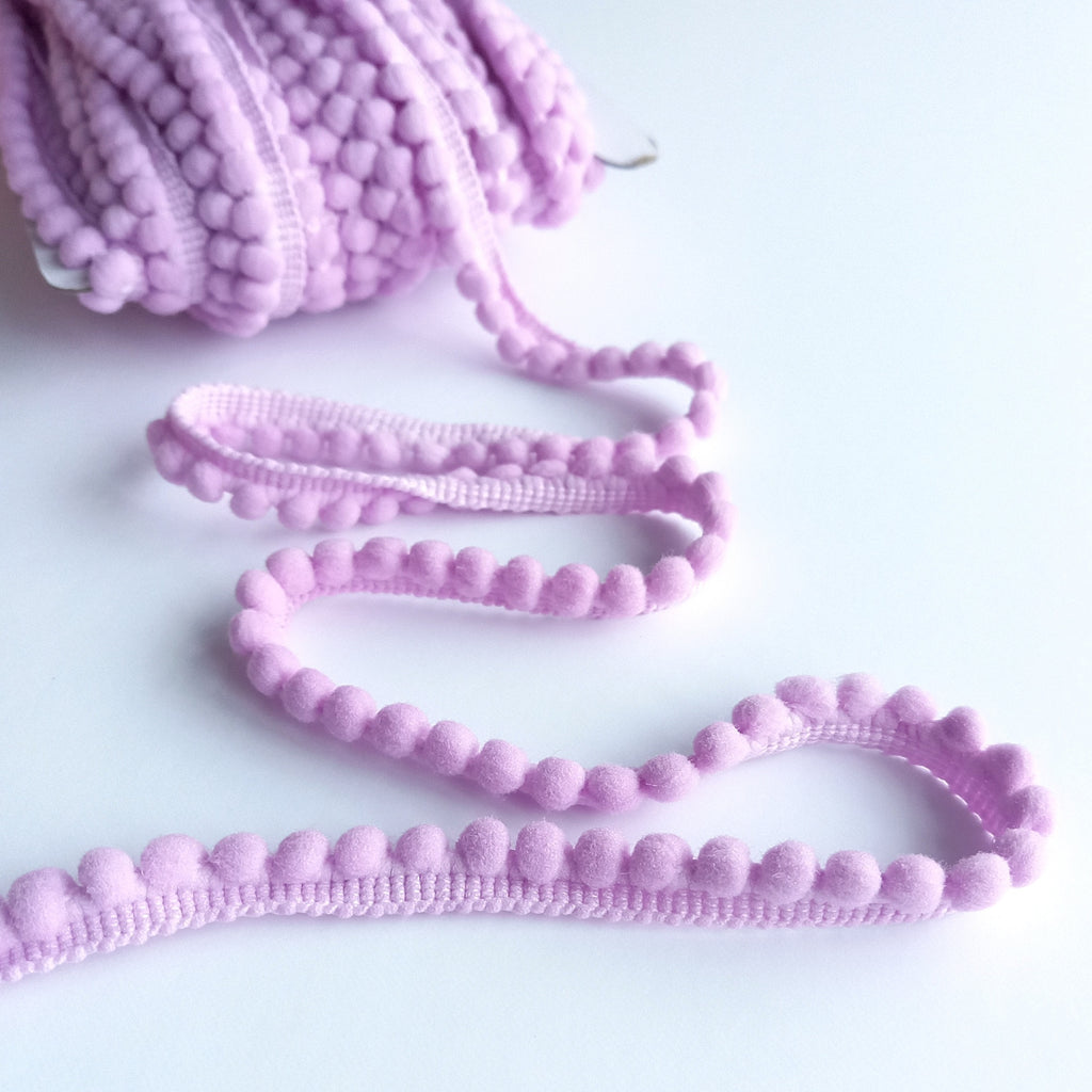 Mini Pom Pom Bobble Plain Trim - 22 colours
