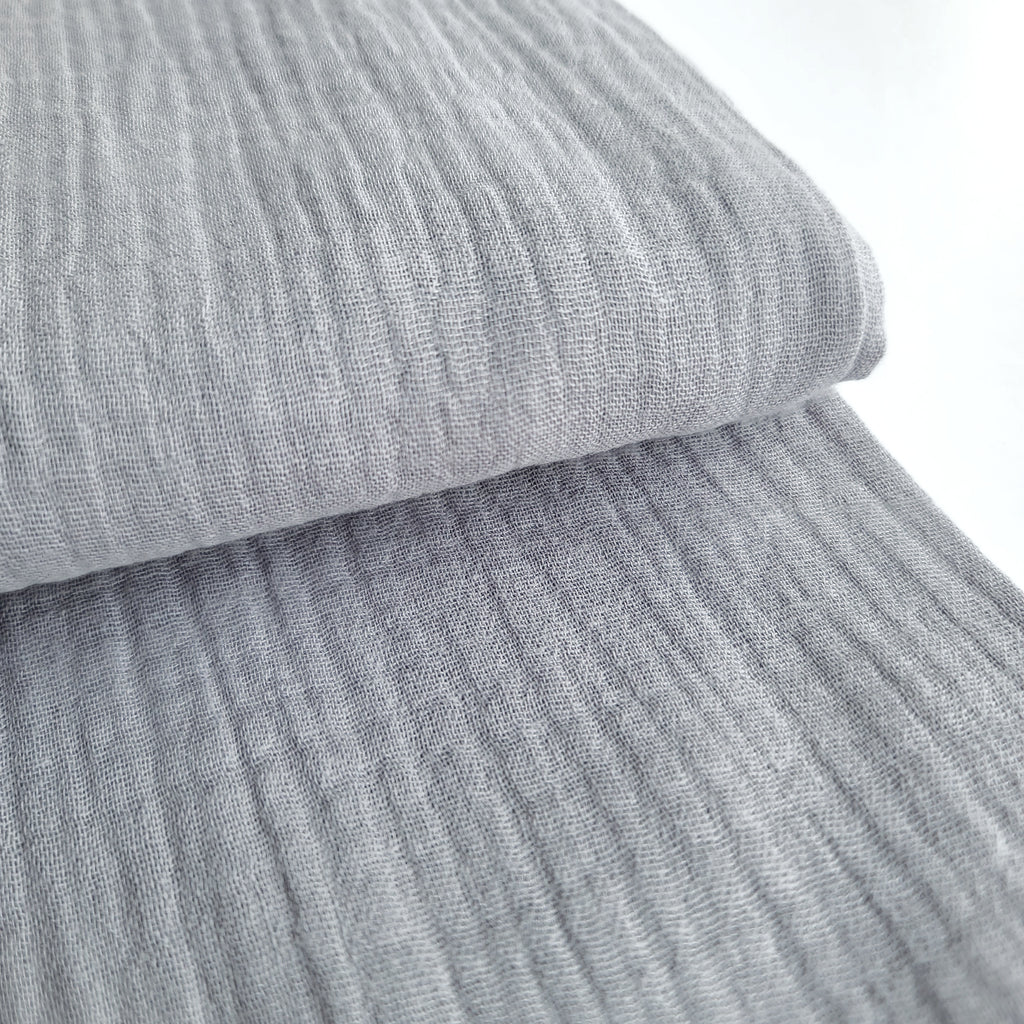Double Gauze 100% Cotton Fabric - 7 Colours