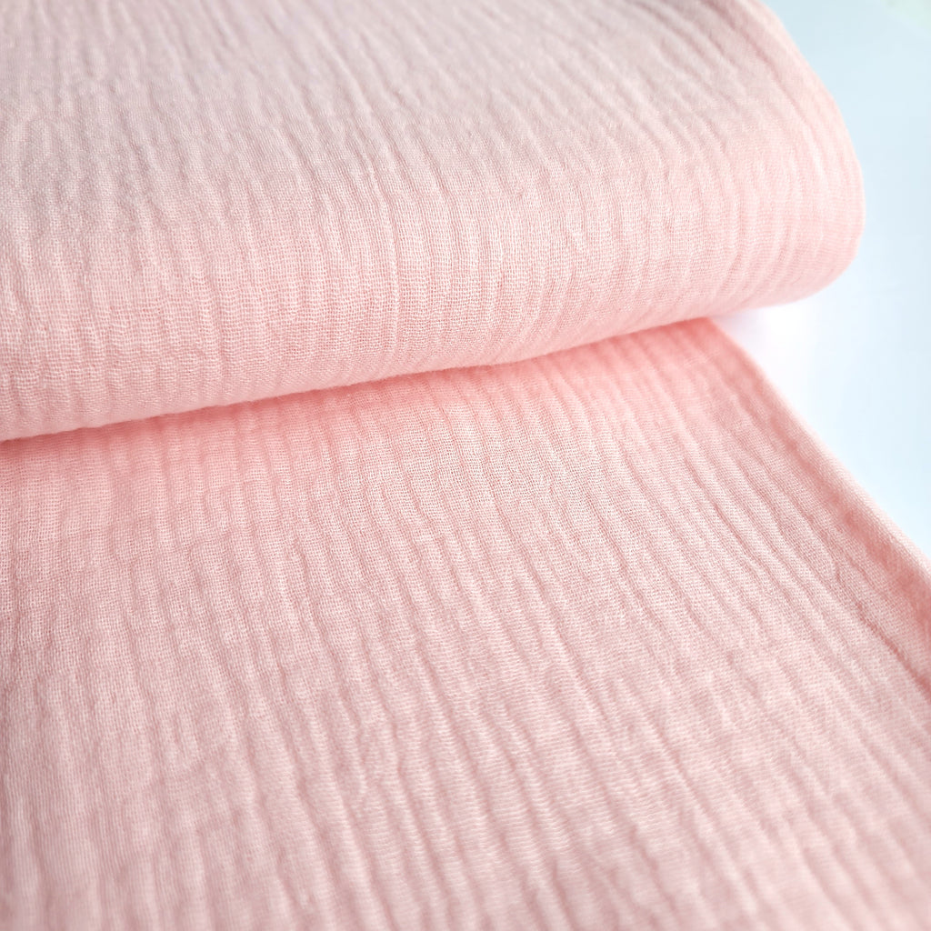 Double Gauze 100% Cotton Fabric - 7 Colours