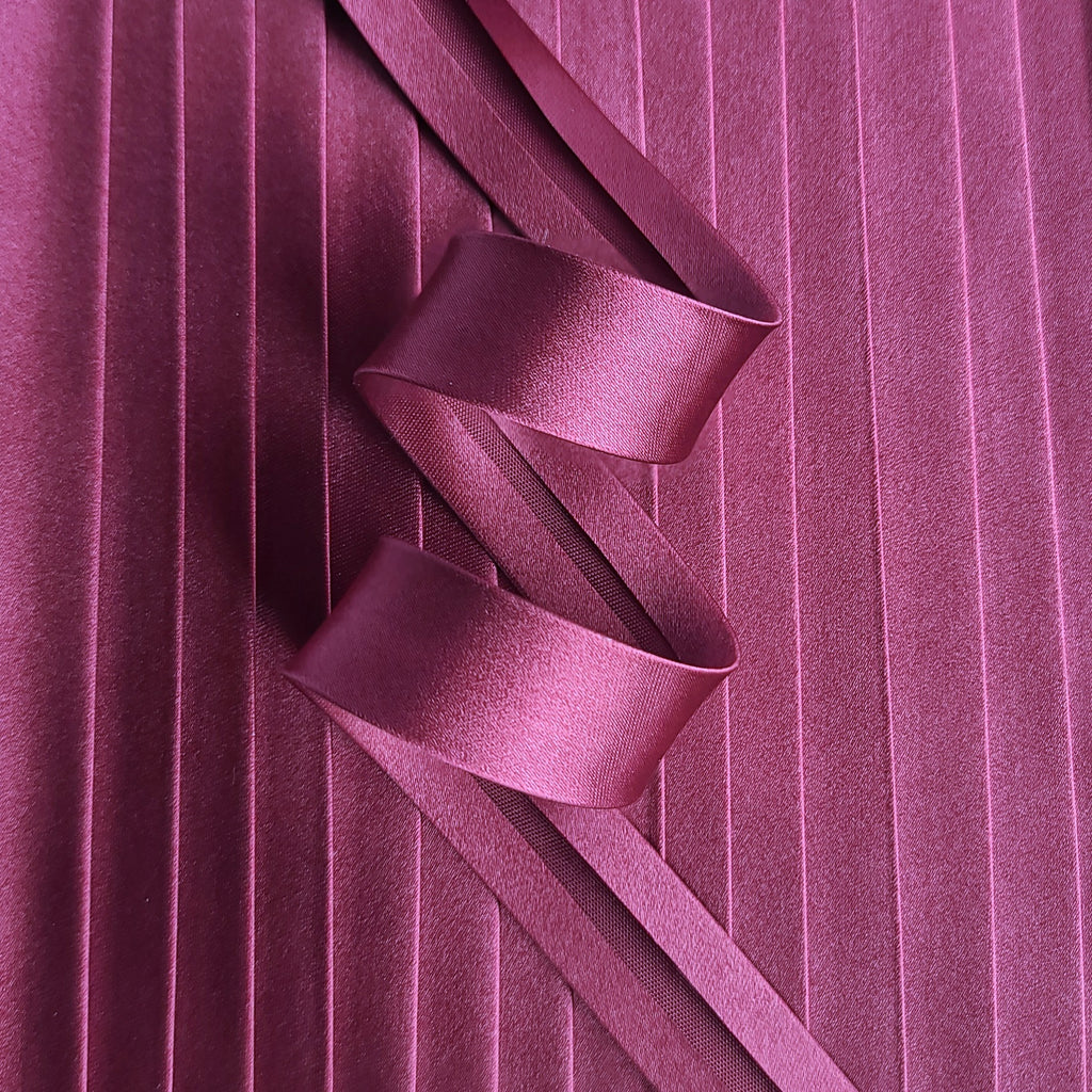 18mm Satin Bias Binding - 21 Colours - FULL ROLLS & SAMPLES