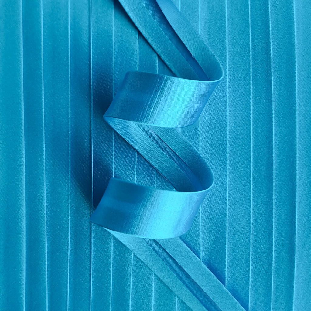 18mm Satin Bias Binding - 21 Colours - FULL ROLLS & SAMPLES