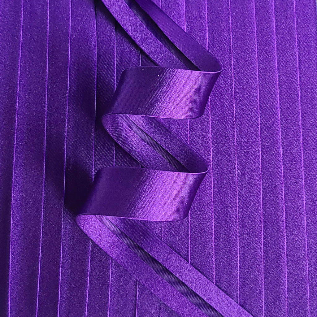 18mm Satin Bias Binding - 21 Colours - FULL ROLLS & SAMPLES