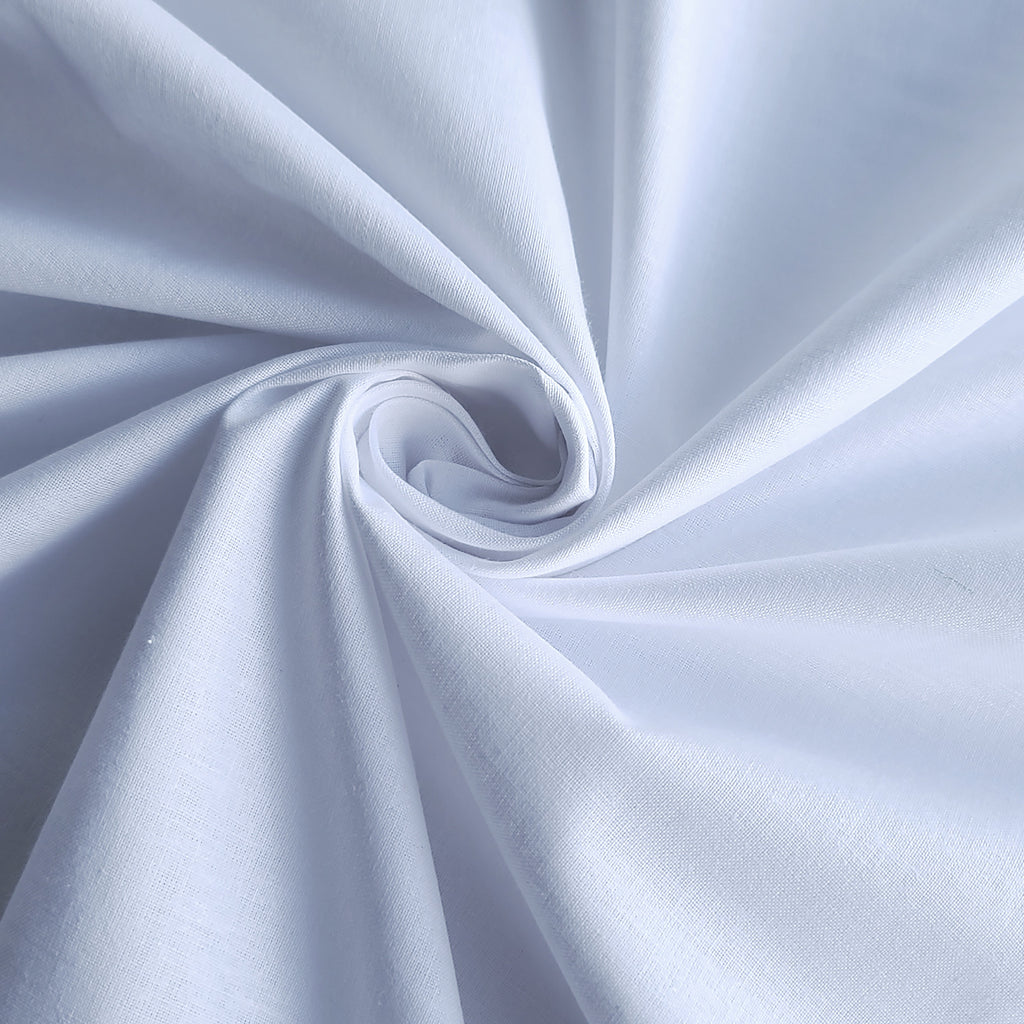 Plain 100% Cotton - White