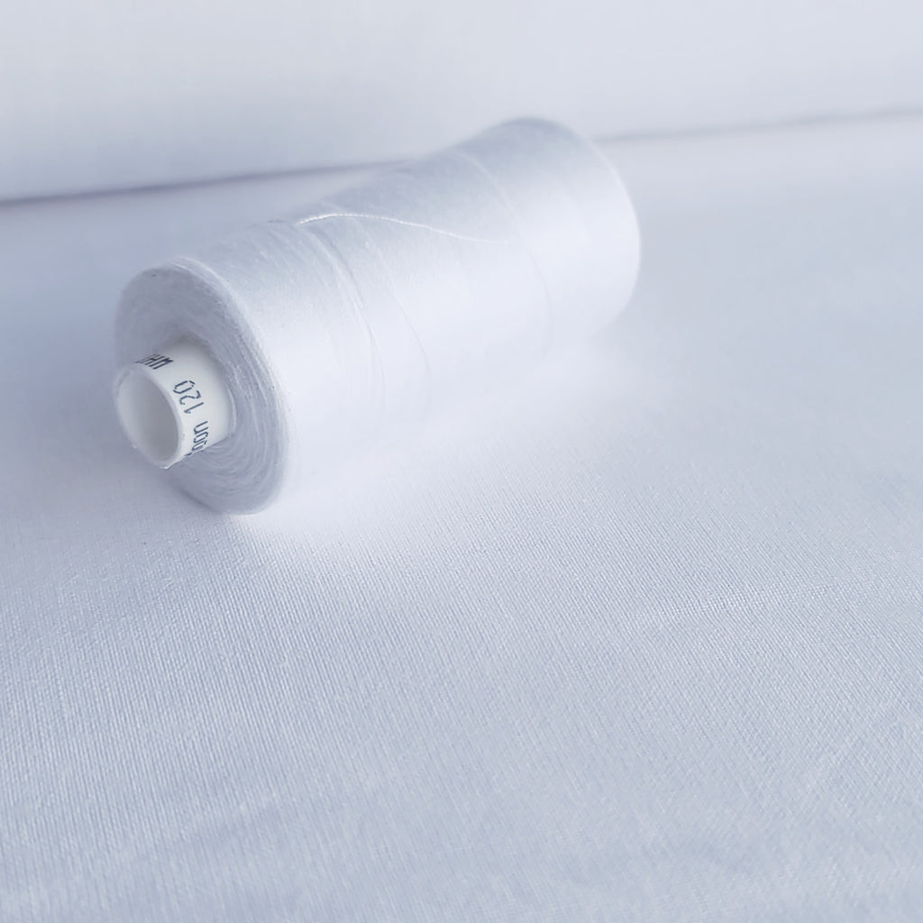 Plain 100% Cotton - White