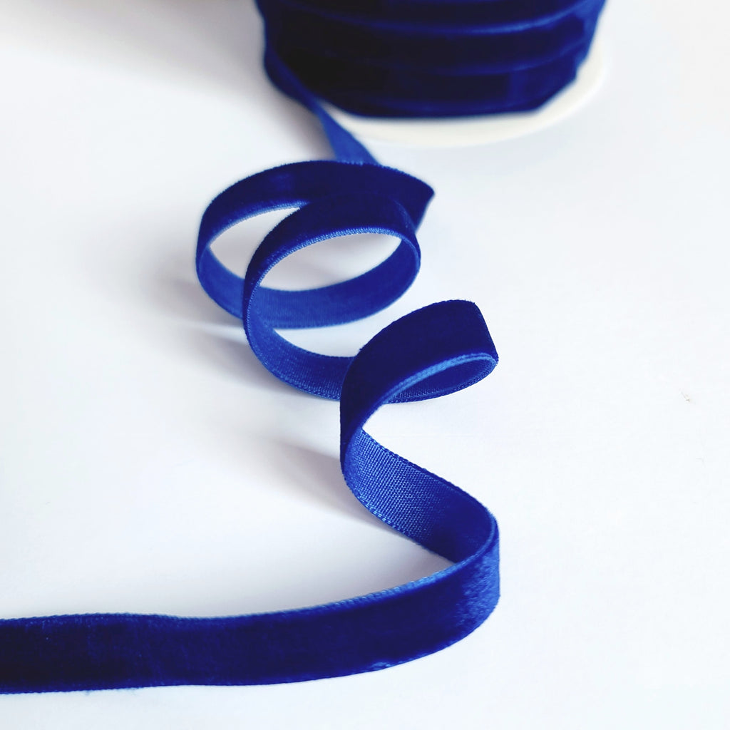 Velvet Ribbon 10mm Wide - 20 Colours