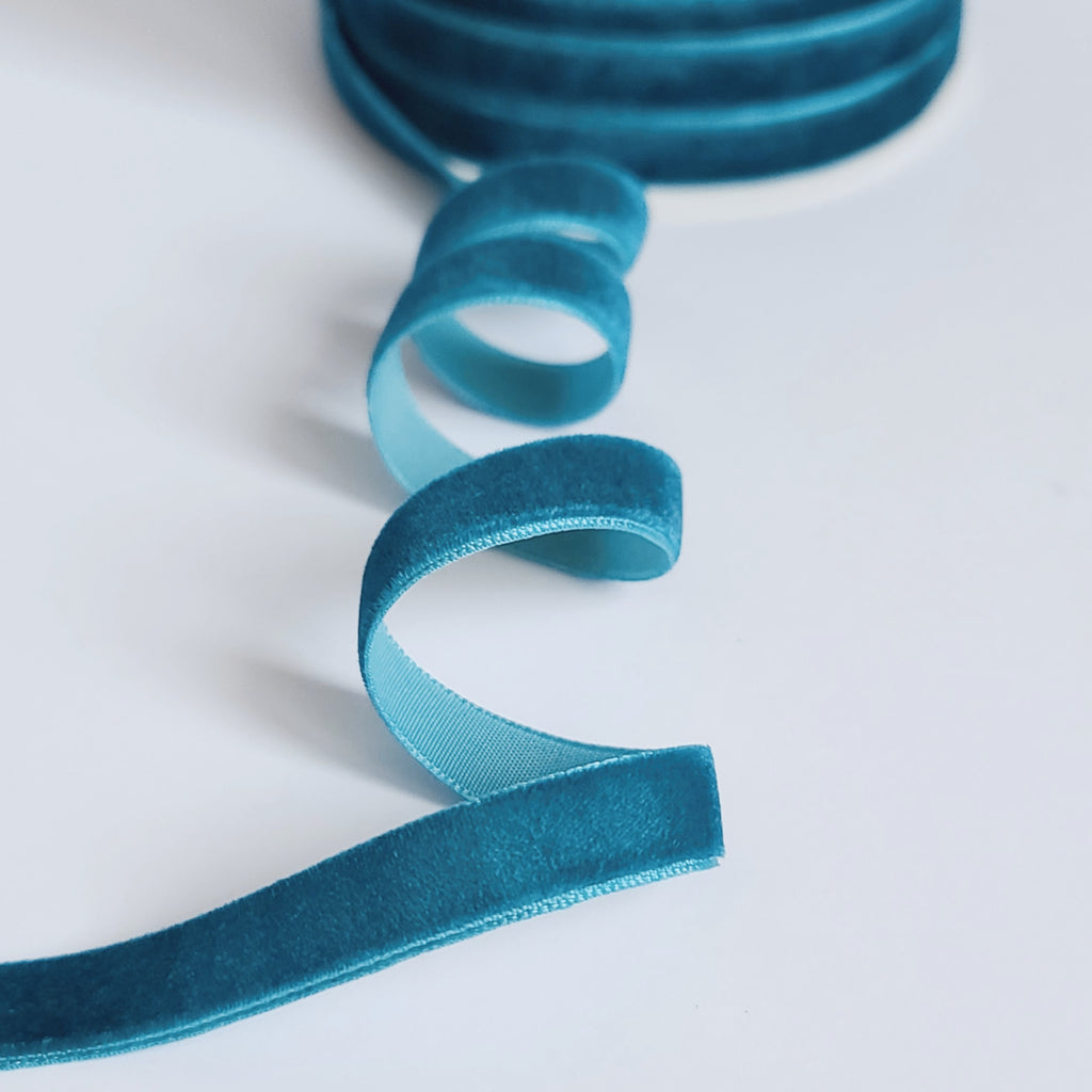 Velvet Ribbon 10mm Wide - 20 Colours