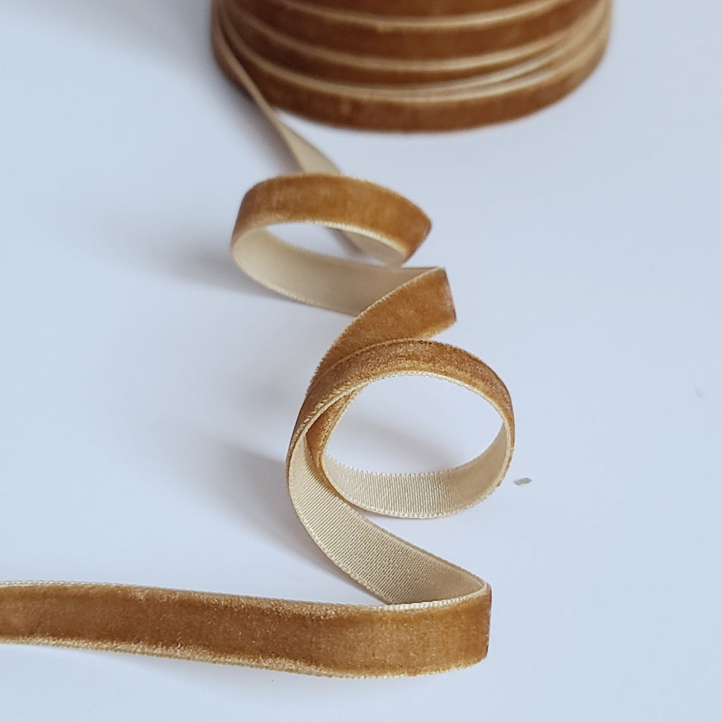 Velvet Ribbon 10mm Wide - 20 Colours