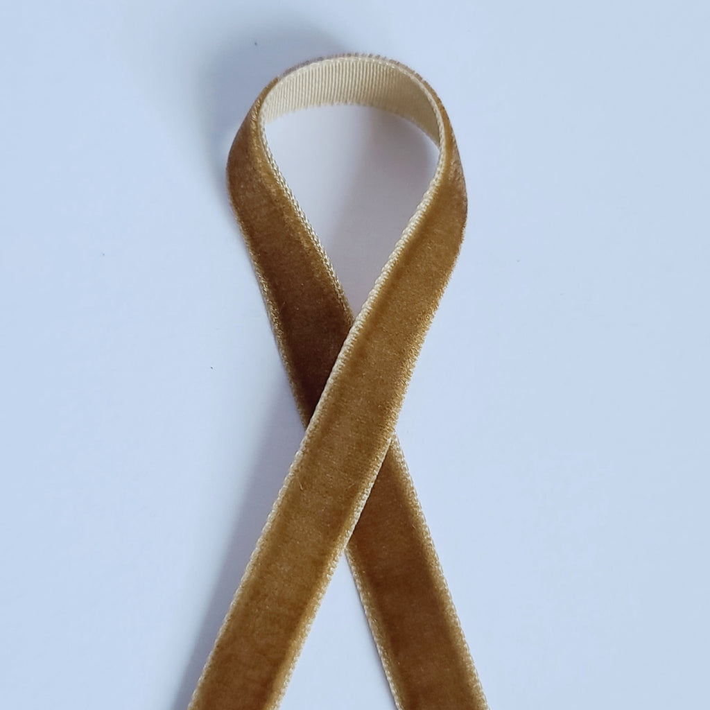 Velvet Ribbon 10mm Wide - 20 Colours