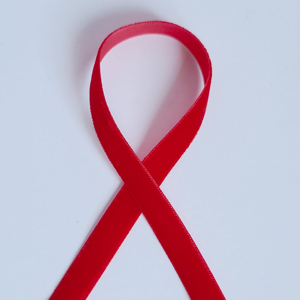 Velvet Ribbon 10mm Wide - 20 Colours
