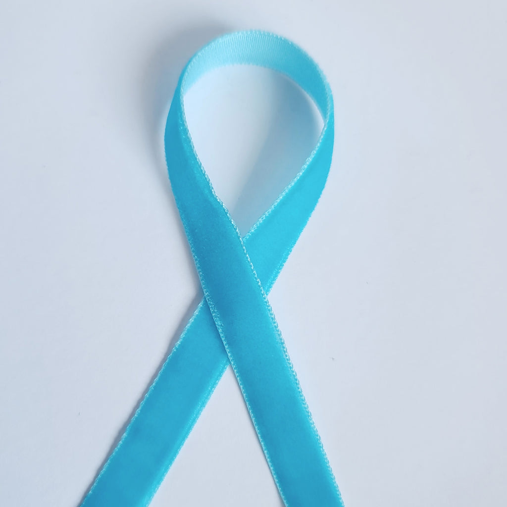 Velvet Ribbon 10mm Wide - 20 Colours