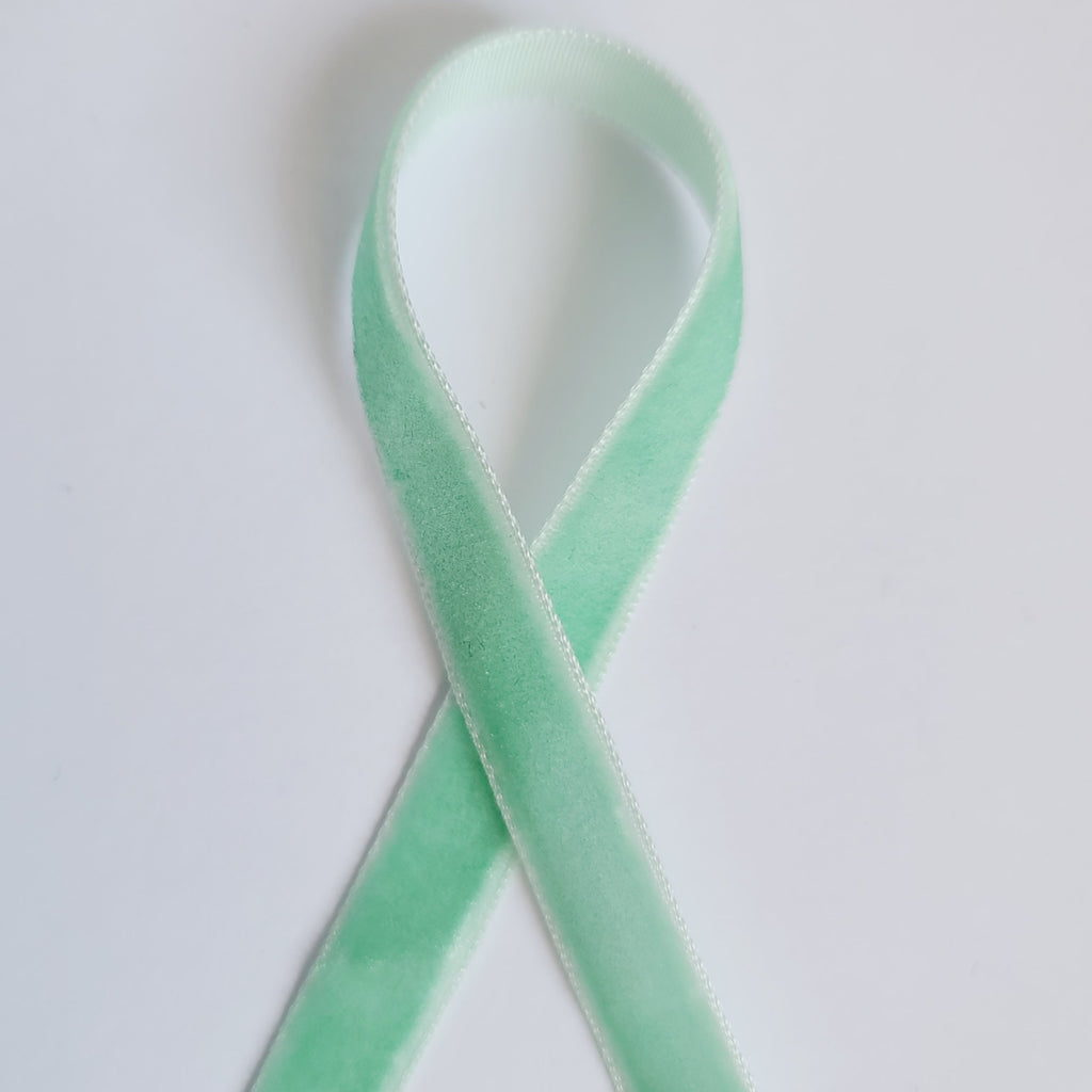 Velvet Ribbon 10mm Wide - 20 Colours