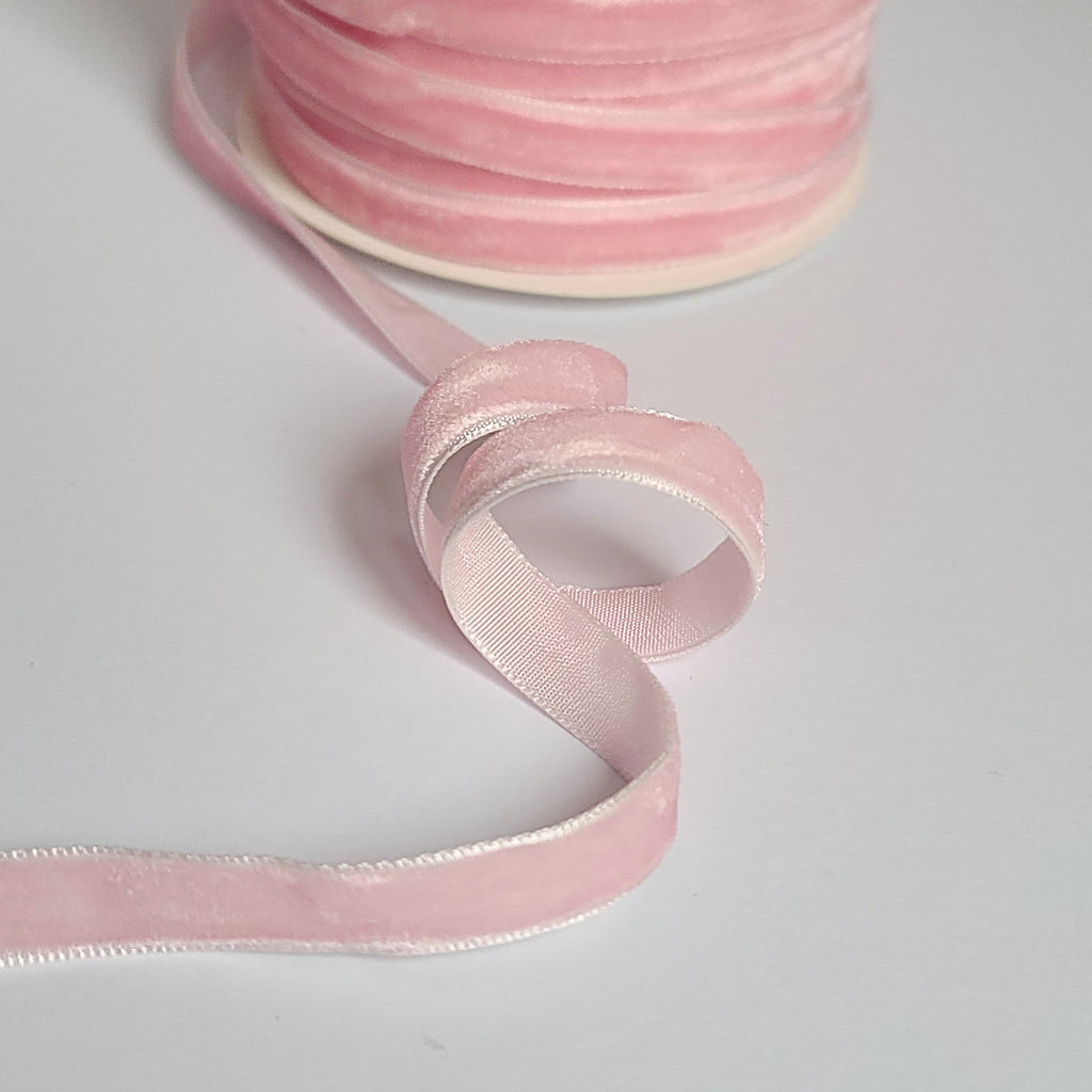 Velvet Ribbon 10mm Wide - 20 Colours