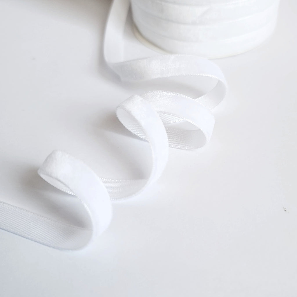 Velvet Ribbon 10mm Wide - 20 Colours