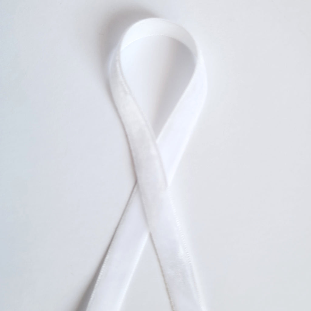 Velvet Ribbon 10mm Wide - 20 Colours