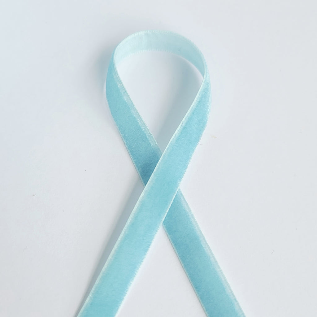Velvet Ribbon 10mm Wide - 20 Colours