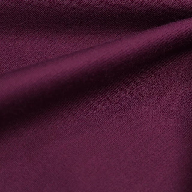 Ponti Roma Jersey Fabric - Wine Red