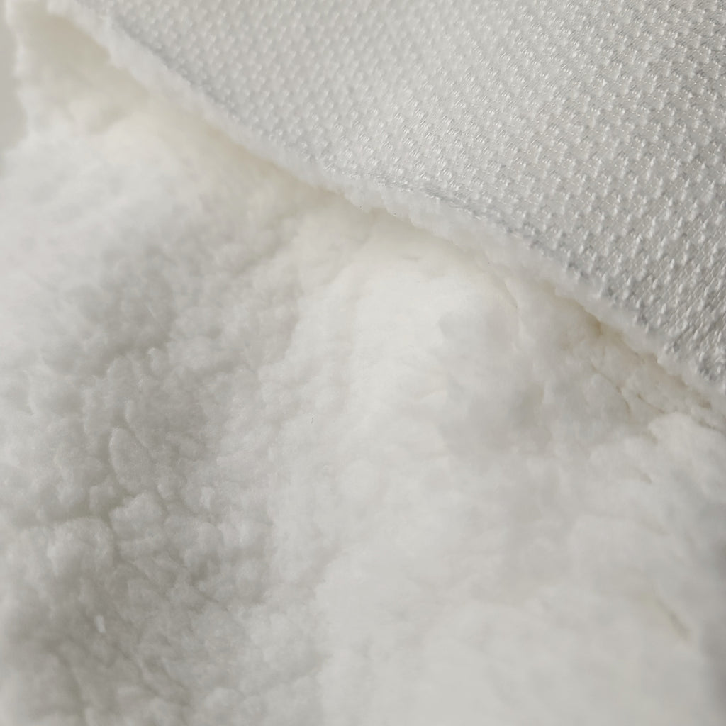 Sherpa Fleece Fabric - Ivory