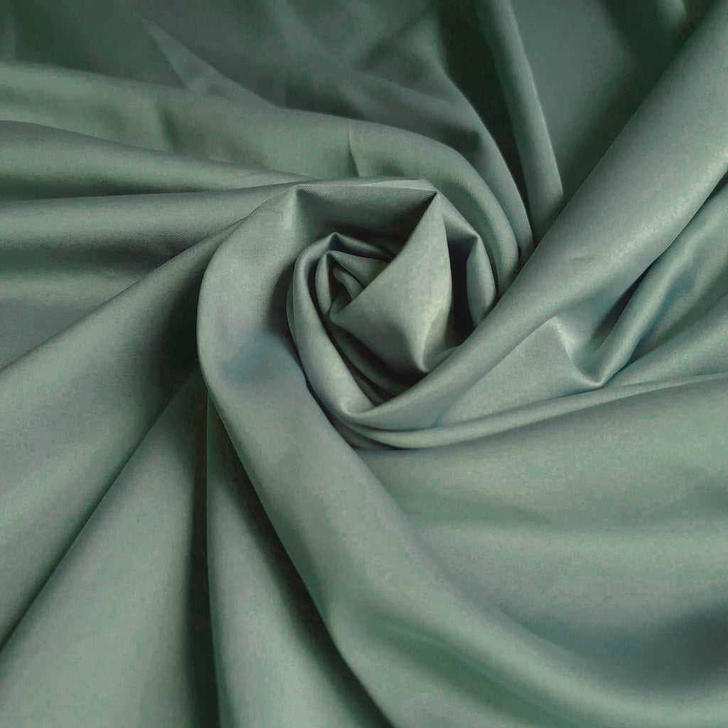 Sea Green Micro Satin Fabric