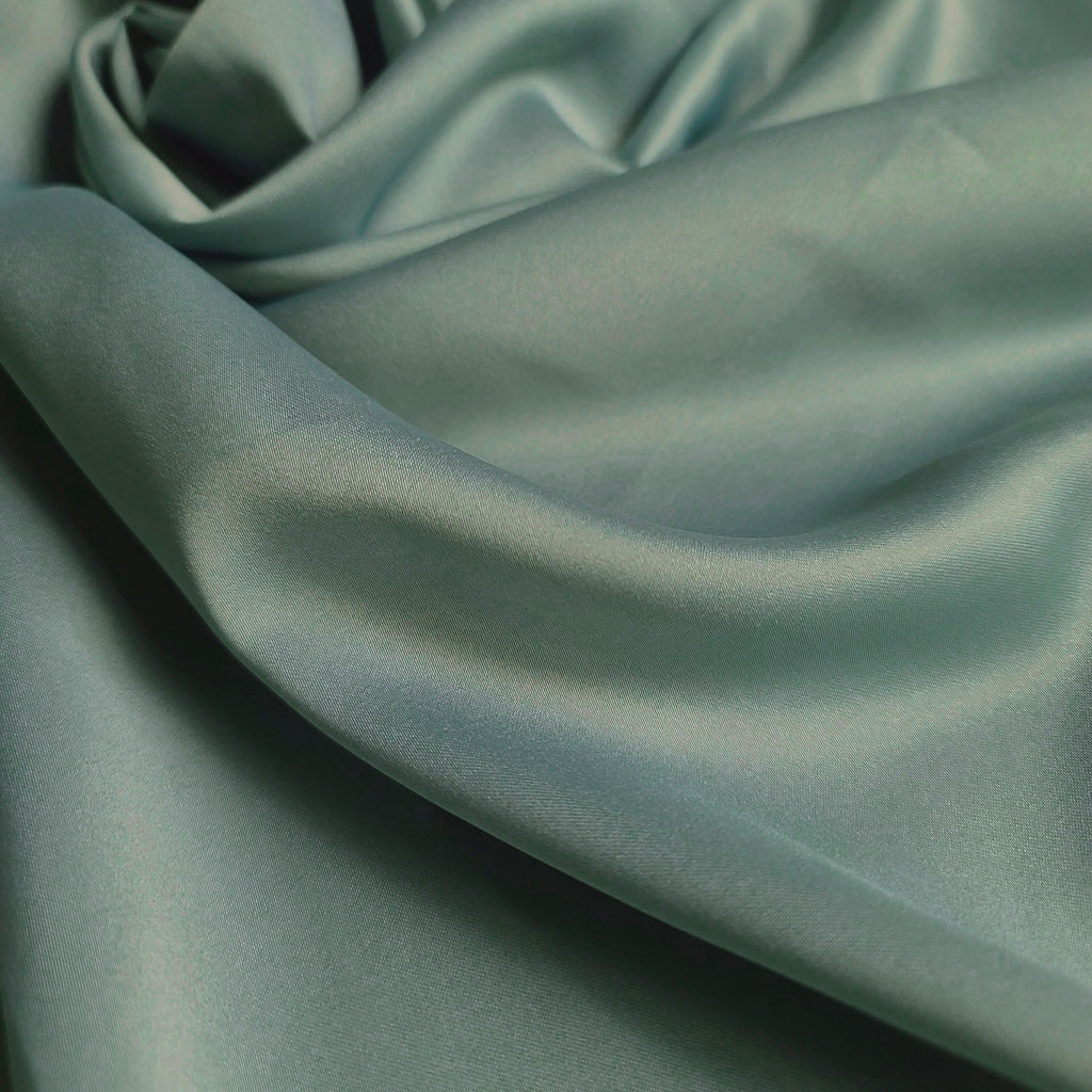 Sea Green Micro Satin Fabric