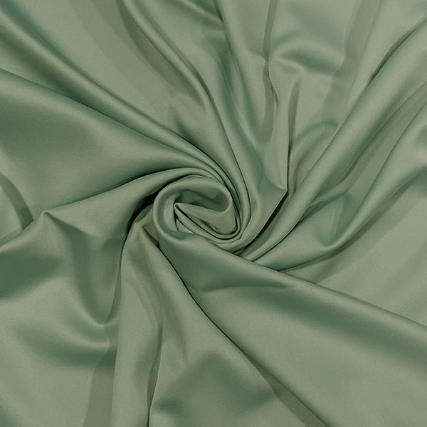 Sage Green Micro Satin Fabric