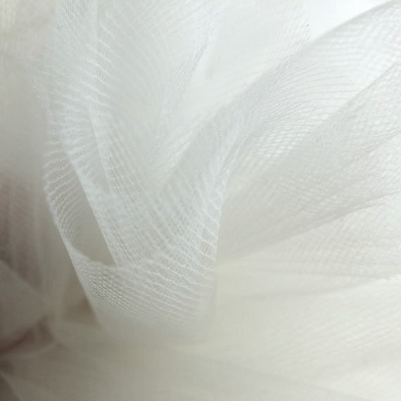 Ivory 280cm Wide Fine Tulle Fabric *NEW*