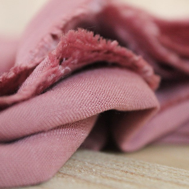 Dusky Pink Viscose Slub Stretch Woven Fabric