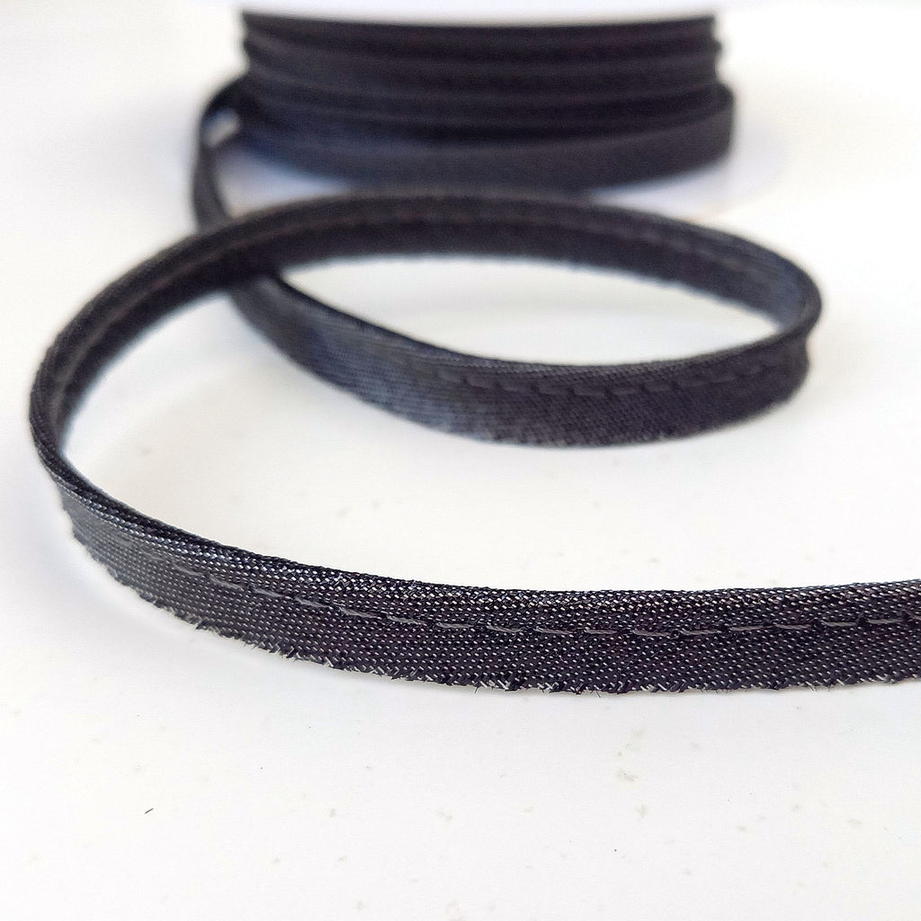 Glitter lurex 3mm wide insert flanged piping cord – 4 Colours