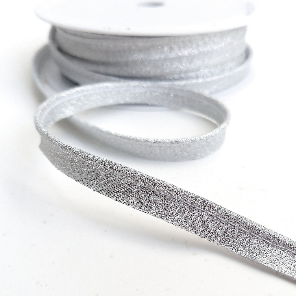 Glitter lurex 3mm wide insert flanged piping cord – 4 Colours