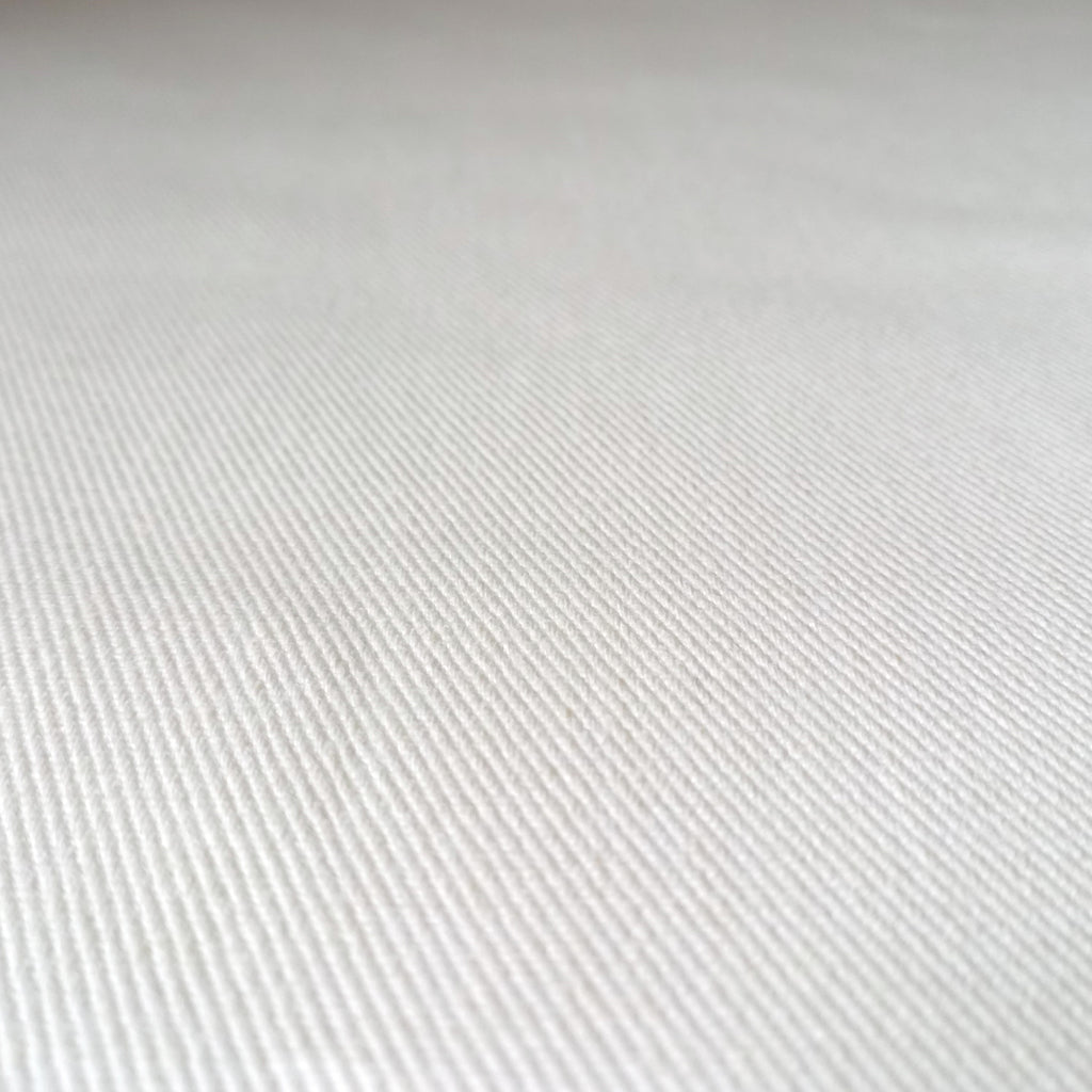 Cream 100% Cotton Twill Fabric