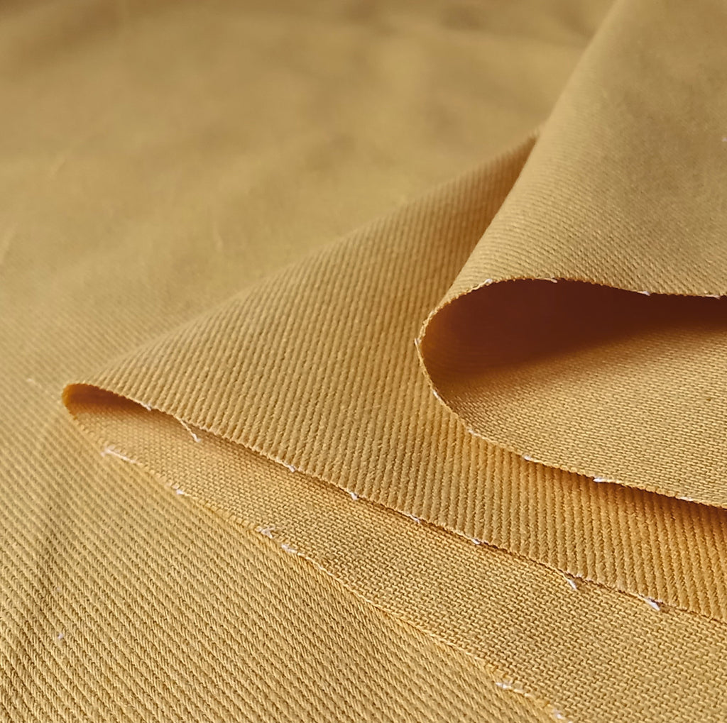 Mustard 100% Cotton Twill Fabric