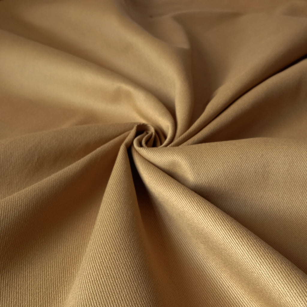 Ochre 100% Cotton Twill Fabric